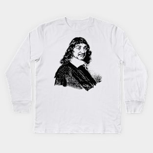 Rene Descartes Kids Long Sleeve T-Shirt